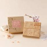 Hinoki - 'Into the Song' Engraved Wooden Stamps Set