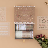 Tsuki 'Lace Dreams' Washi Tape Set ☾