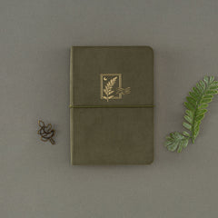 Tsuki 'Fern Fable' A6 Luxury Travel Notebook ☾
