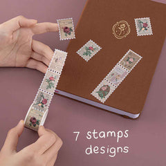 Tsuki 'Vintage Rose' Washi Tape Set ☾