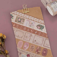 Tsuki 'Vintage Rose' Washi Tape Set ☾