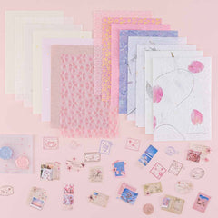 Tsuki 'Sakura Journey' Scrapbook Sticker Set ☾