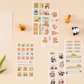 Tsuki 'Panda Friends' Sticker Set ☾