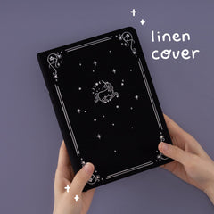 Tsuki 'Lunar Unicorn' Limited Edition Black Page Bullet Journal ☾