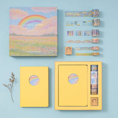 Tsuki 'Rainbow Wishes' Limited Edition Holographic Bullet Journal Set ☾