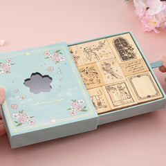 Tsuki 'Sakura Days' Bullet Journal Stamp Set ☾