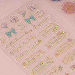 Tsuki 'Sakura Story' 3D Sticker Set ☾