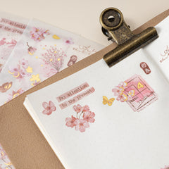 Hinoki - 'Sakura Haze' Print-On Sticker Set