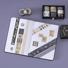 Tsuki 'Moonflower Magic' Washi Tape Set ☾