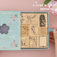 Tsuki 'Sakura Days' Bullet Journal Stamp Set ☾