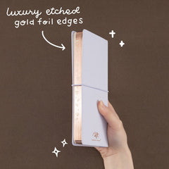 Tsuki 'Neko Pansy' Limited Edition Luxury Travel Notebook ☾