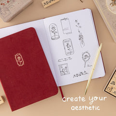Tsuki 'Vintage Rose' #2 Large Stamp Set ☾