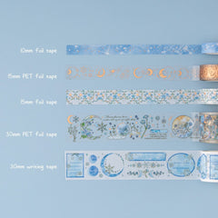 Tsuki 'Winter Moonflower' Washi Tape Set ☾