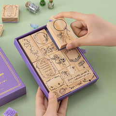 Tsuki 'Enchanted Garden' Bullet Journal Stamp Set ☾