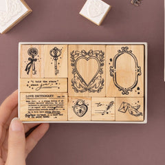 Tsuki 'Love Lock' Bullet Journal Stamp Set ☾