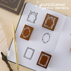 Tsuki 'Dark Academia' Stamp Set ☾