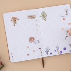 Tsuki 'Dried Flowers' Transparent Sticker Set ☾