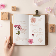 Hinoki - 'Into the Blossom' Wooden Stamps Set
