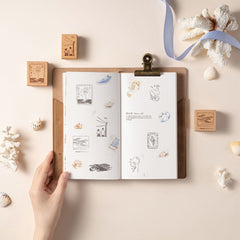 Hinoki - 'Into the Wave' Wooden Stamps Set