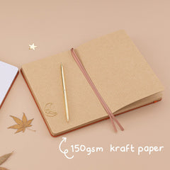 Tsuki 'Maple Moon' Kraft Paper Limited Edition Bullet Journal ☾
