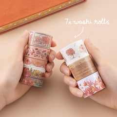 Tsuki 'Maple Journey' Washi Tape Set ☾
