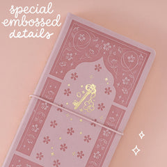 Tsuki 'Sakura Secret' Travel Notebook ☾