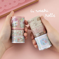 Tsuki 'Sakura Story' Washi Tape Set ☾