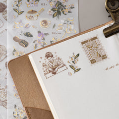 Hinoki - 'Into the Tea Room' Print-On Sticker Set
