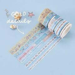 Tsuki 'Otter Friends' Washi Tape Set ☾