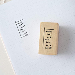 Tsuki Bullet Journal Tracking Stamp Set ☾