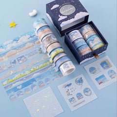 Tsuki 'Cloud Dreamland' Holographic Washi Tape Set ☾