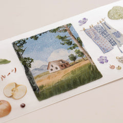 Hinoki - 'Into the Meadow' PET Decorative Tape - Meadow Picnic
