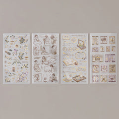 Hinoki - 'Into the Tea Room' Print-On Sticker Set