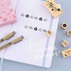 Tsuki 'Sakura Journey' Bullet Journal Stamp Set ☾