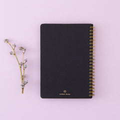 Tsuki Black Paper Ringbound Bullet Journal ☾