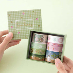 Tsuki 'Matcha Ichigo' Washi Tape Set ☾