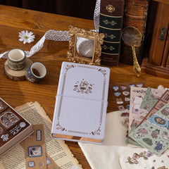 Tsuki 'Neko Pansy' Limited Edition Luxury Travel Notebook ☾