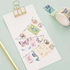 Tsuki 'Flutter + Dream' Washi Tape Set by Notebook Therapy x Pelinkan ☾
