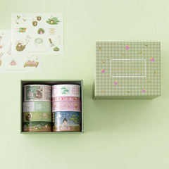 Tsuki 'Matcha Ichigo' Washi Tape Set ☾