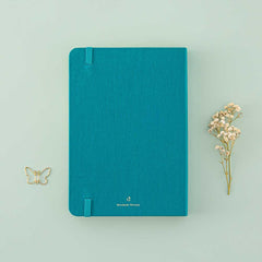 Tsuki Teal Sky 'Flutter + Dream' Limited Edition Bullet Journal by Notebook Therapy x Pelinkan ☾