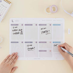Tsuki Reusable Weekly Wall Planner ☾