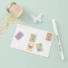 Tsuki 'Flutter + Dream' Washi Tape Set by Notebook Therapy x Pelinkan ☾