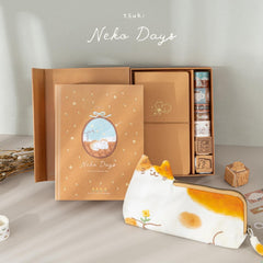 Tsuki 'Neko Days' Travel Notebook Gift Set ☾