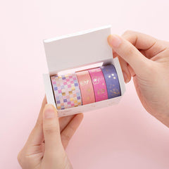 Tsuki 'Floral' Washi Tapes + Stickers Set ☾