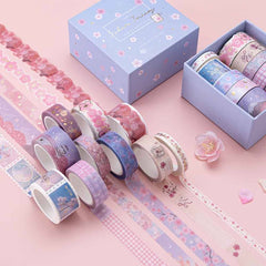 Tsuki 'Sakura Journey' Washi Tape Set ☾