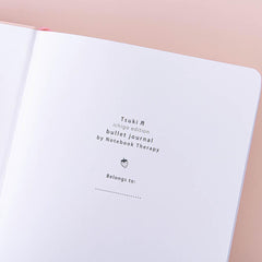Tsuki 'Ichigo' Limited Edition Boba Bullet Journal ☾
