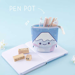 Tsuki 'Four seasons' Fuji Pop-Up Pencil Case ☾ @milkkoyo x NotebookTherapy