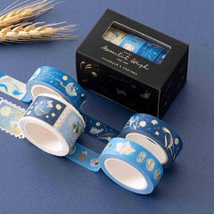 Tsuki 'Moonlit Wish' Washi Tapes Set ☾