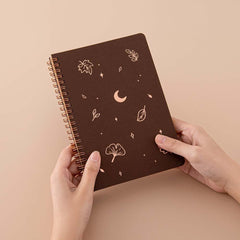Tsuki 'Maple Dreams' Kraft Paper Ringbound Bullet Journal ☾