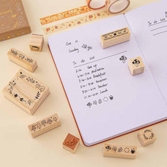 Tsuki 'Maple Dreams' Bullet Journal Stamp Set ☾